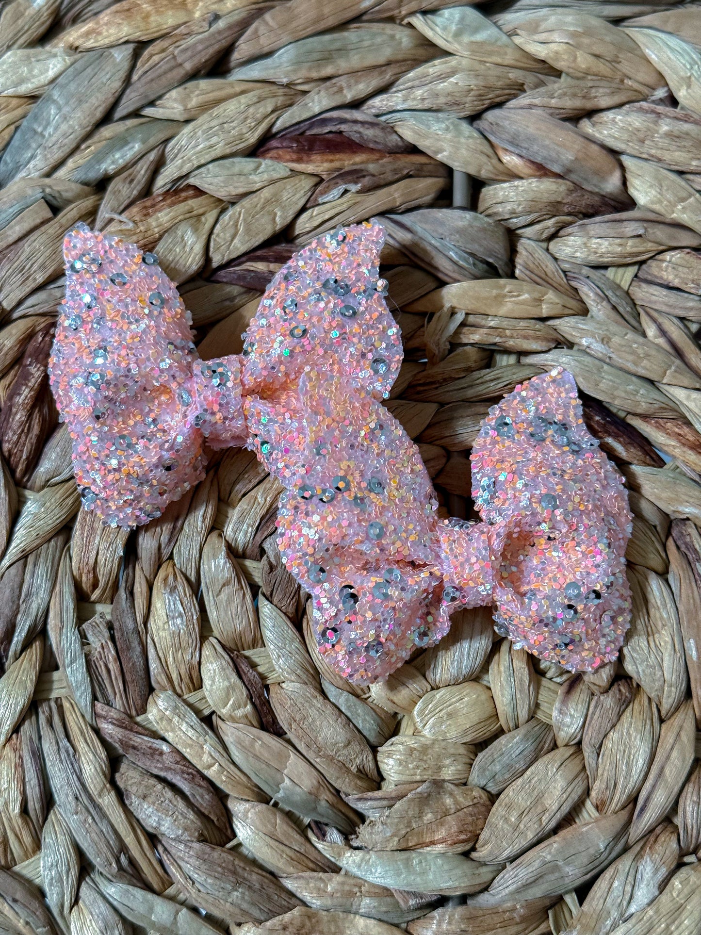 Coral Butterfly Clips