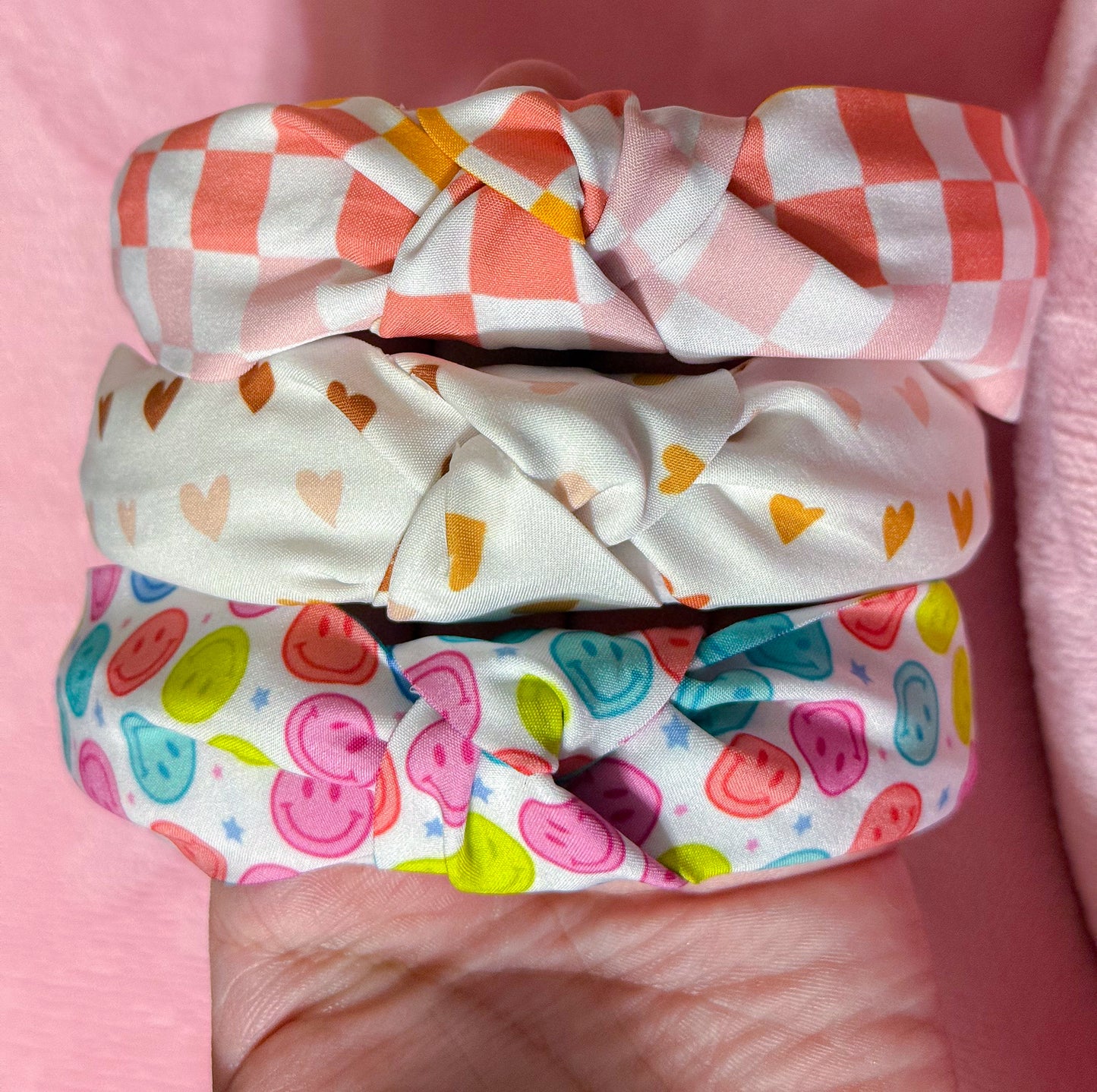 Checkered Knotted Headband